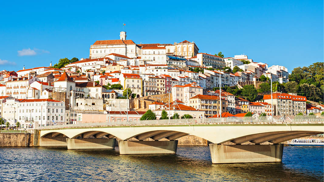 Universitetsstaden Coimbra i Portugal